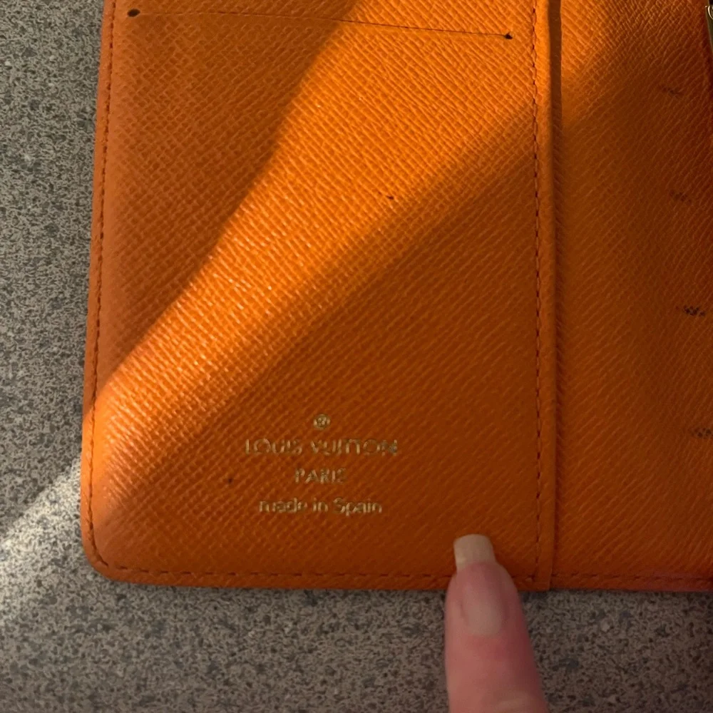 Louis Vuitton Orange planner